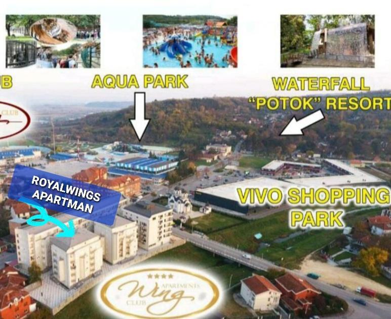 Royalwings Apartman Jagodina Extérieur photo